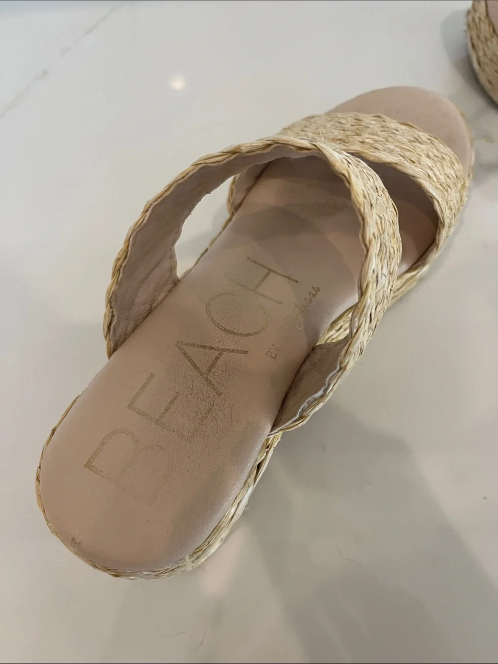 Beach by Matisse woven platform wedge sandals